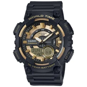 Swiss luxury watch with stainless steel band