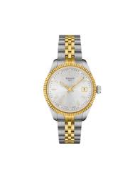 Swiss luxury watch with stainless steel band