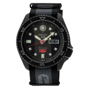 Swiss luxury watch with stainless steel band