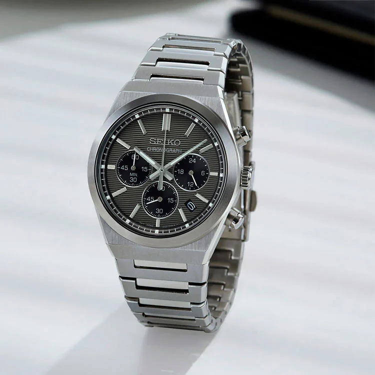 Timezone Oman – Luxury Watches, Swiss Timepieces & Smartwatches SEIKO-5 SSB455P1 - Image 2