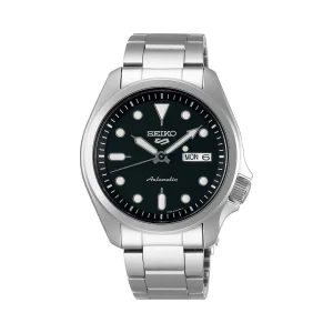 Swiss luxury watch with stainless steel band