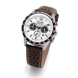 Swiss luxury watch with stainless steel band