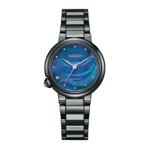 Swiss luxury watch with stainless steel band