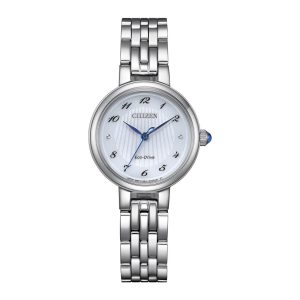 Swiss luxury watch with stainless steel band