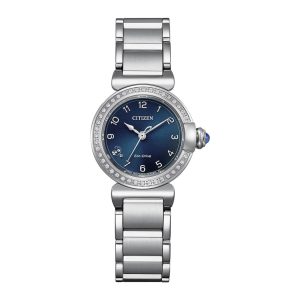 Swiss luxury watch with stainless steel band