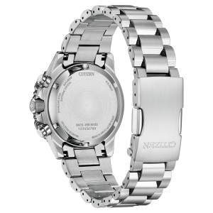 Swiss luxury watch with stainless steel band