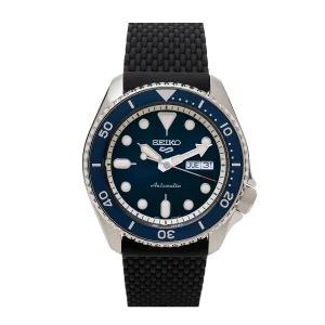 Swiss luxury watch with stainless steel band
