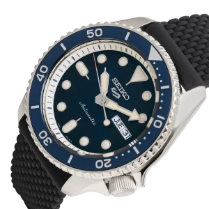 Swiss luxury watch with stainless steel band