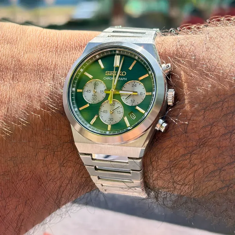 Timezone Oman – Luxury Watches, Swiss Timepieces & Smartwatches SEIKO-5 SSB461P1 - Image 3