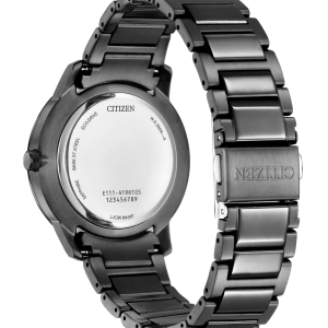 Swiss luxury watch with stainless steel band