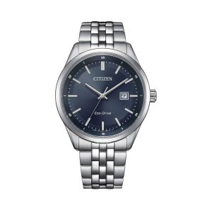Swiss luxury watch with stainless steel band