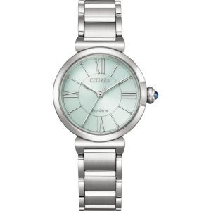 Swiss luxury watch with stainless steel band