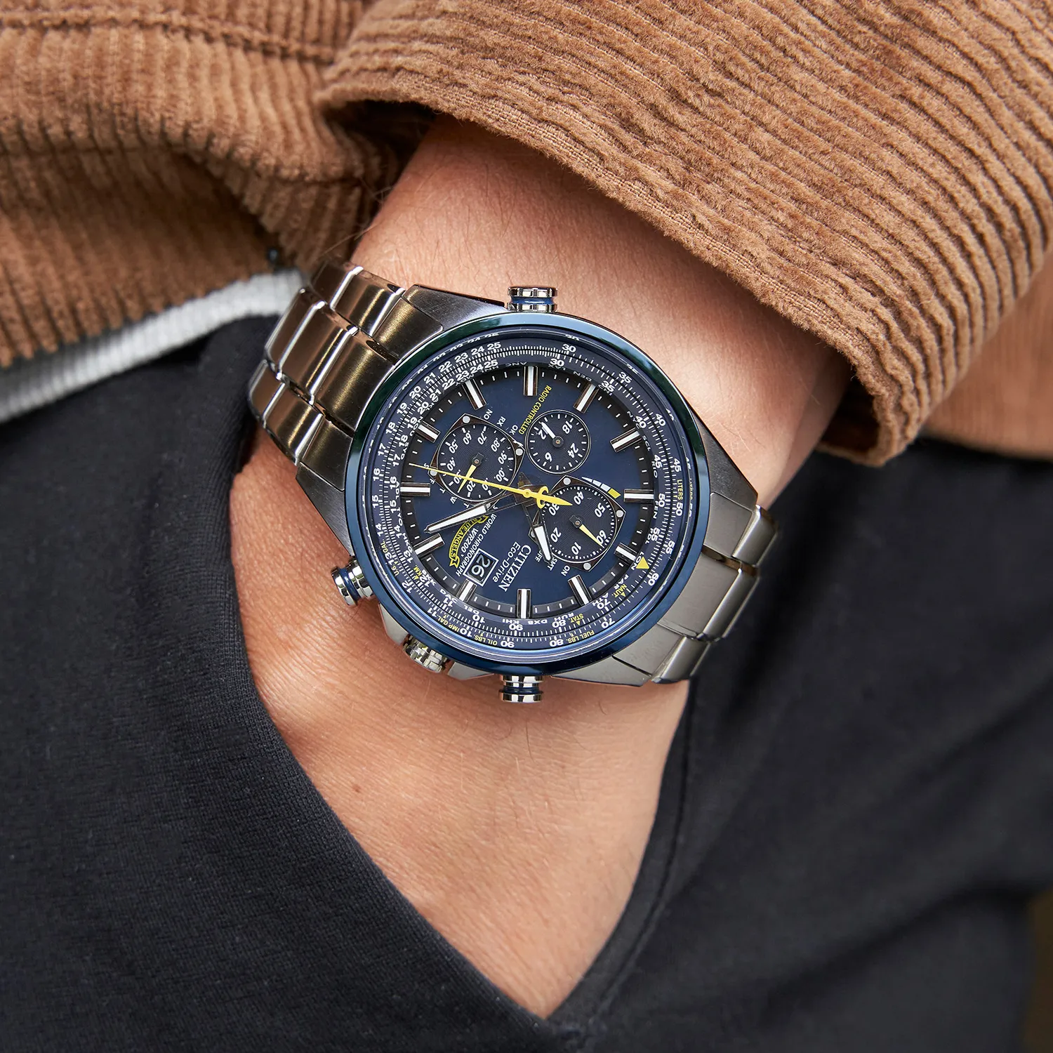 Timezone Oman – Luxury Watches, Swiss Timepieces & Smartwatches CITIZEN AT8020-54L - Image 4