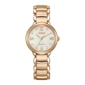 Swiss luxury watch with stainless steel band