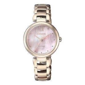 Swiss luxury watch with stainless steel band