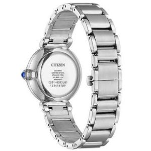 Swiss luxury watch with stainless steel band