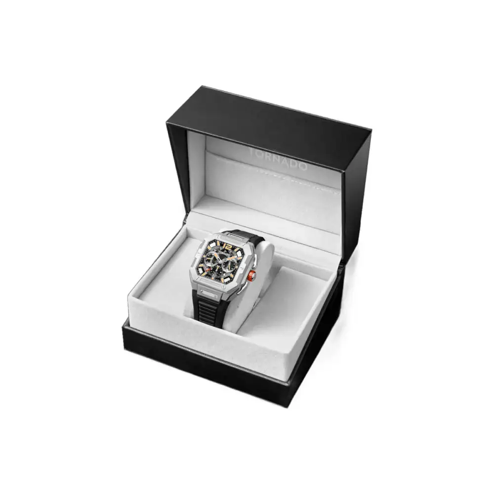 Timezone Oman – Luxury Watches, Swiss Timepieces & Smartwatches TORNADO T26101-SFBB - Image 4