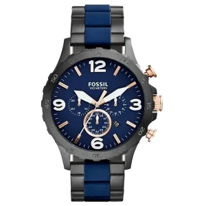 Swiss luxury watch with stainless steel band