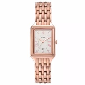 Swiss luxury watch with stainless steel band