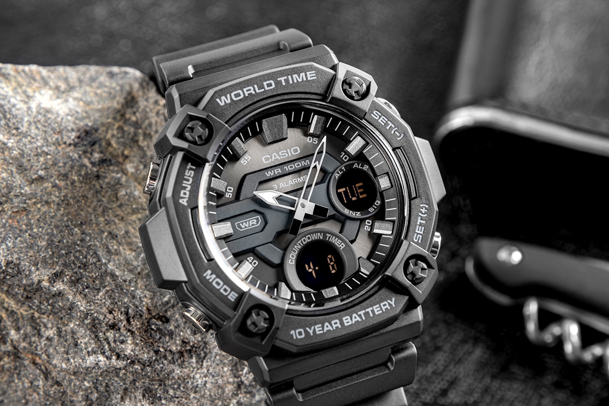 Timezone Oman – Luxury Watches, Swiss Timepieces & Smartwatches CASIO AEQ120W-1B - Image 2