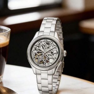 Timezone Oman – Luxury Watches, Swiss Timepieces & Smartwatches Swiss luxury watch with stainless steel band