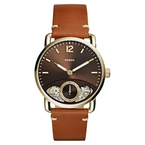 Swiss luxury watch with stainless steel band