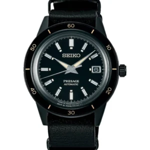 Swiss luxury watch with stainless steel band