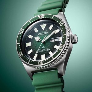 Swiss luxury watch with stainless steel band