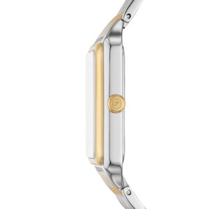Swiss luxury watch with stainless steel band
