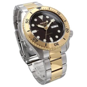 Swiss luxury watch with stainless steel band