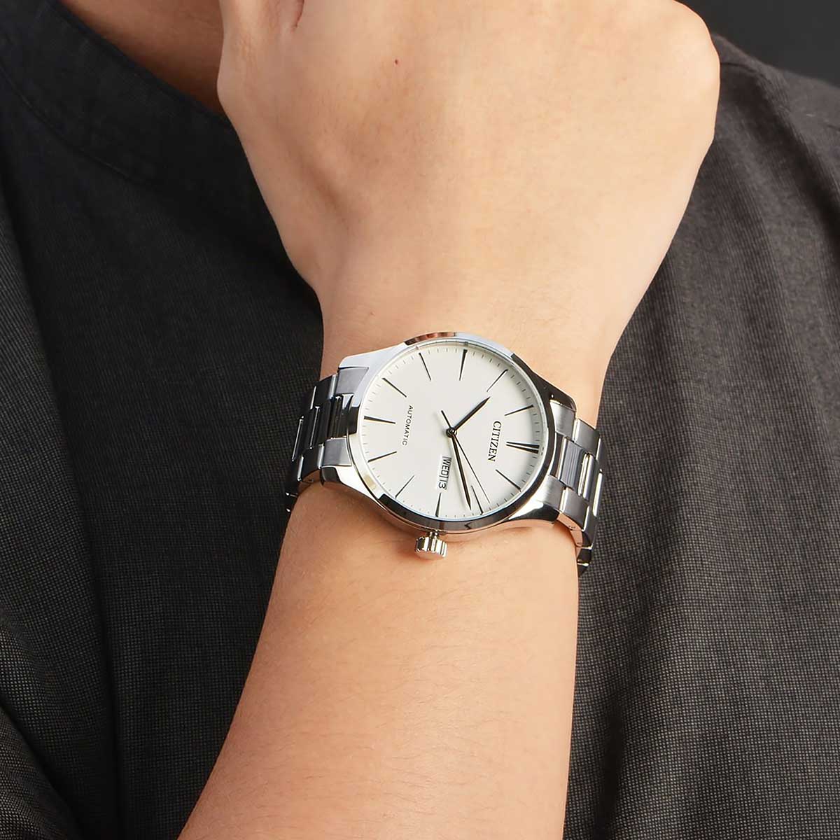 Timezone Oman – Luxury Watches, Swiss Timepieces & Smartwatches CITIZEN NH8350-83A - Image 5