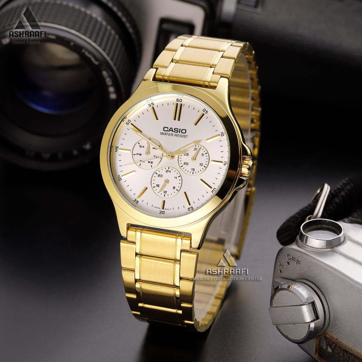 Timezone Oman – Luxury Watches, Swiss Timepieces & Smartwatches CASIO MTPV300G-7A - Image 4