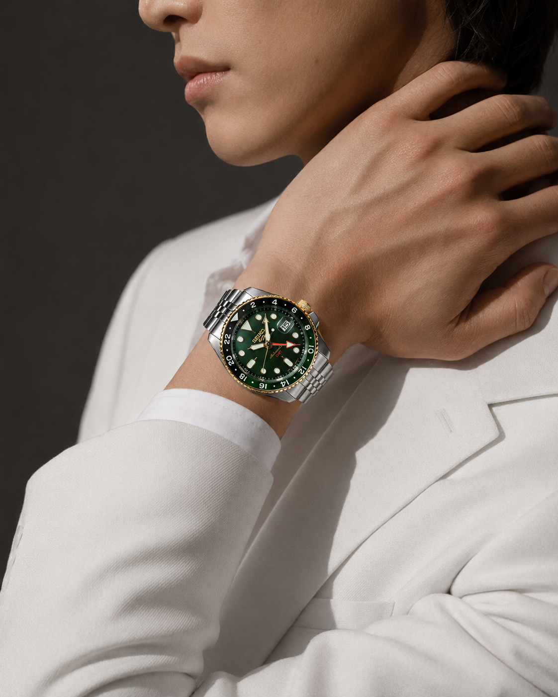 Timezone Oman – Luxury Watches, Swiss Timepieces & Smartwatches SEIKO-5 SSK050K1 - Image 3