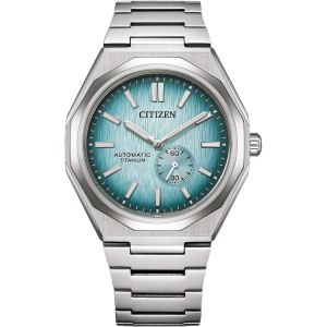 Swiss luxury watch with stainless steel band
