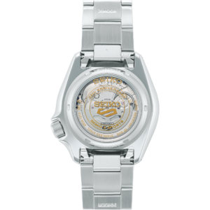Swiss luxury watch with stainless steel band