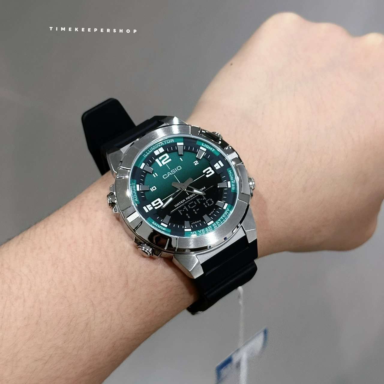 Timezone Oman – Luxury Watches, Swiss Timepieces & Smartwatches CASIO AMW870A-3A - Image 4