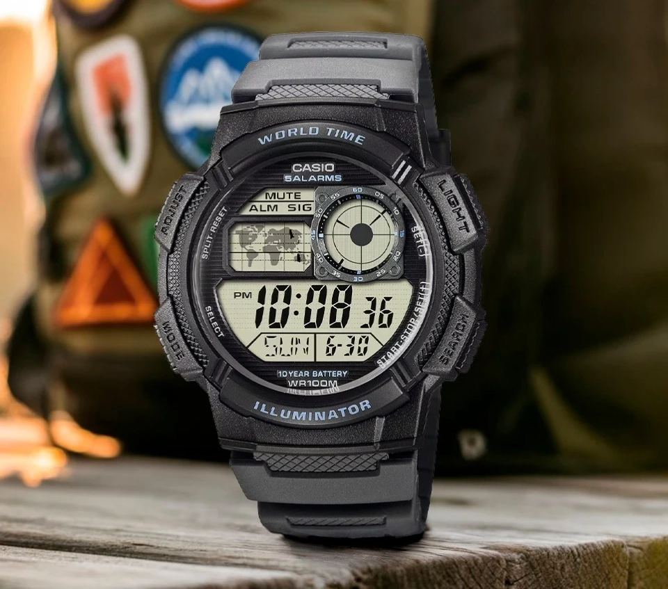 Timezone Oman – Luxury Watches, Swiss Timepieces & Smartwatches CASIO AE1000W-8A - Image 3