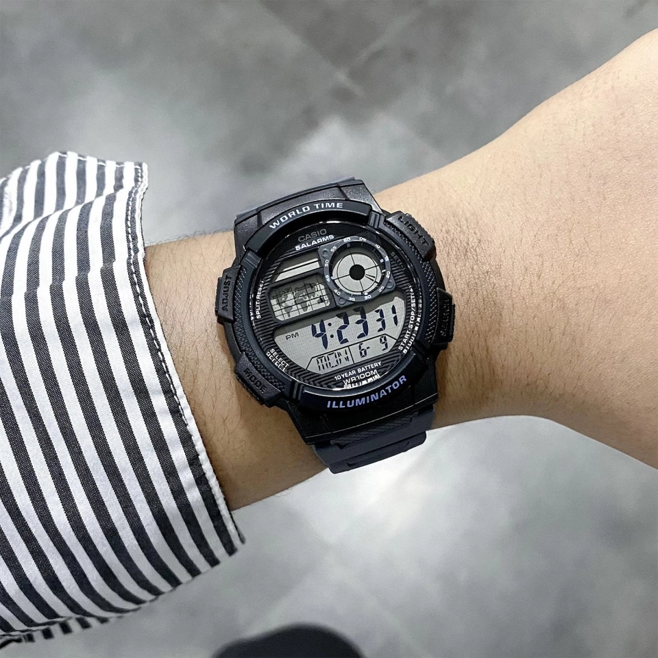 Timezone Oman – Luxury Watches, Swiss Timepieces & Smartwatches CASIO AE1000W-8A - Image 5
