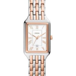 Swiss luxury watch with stainless steel band