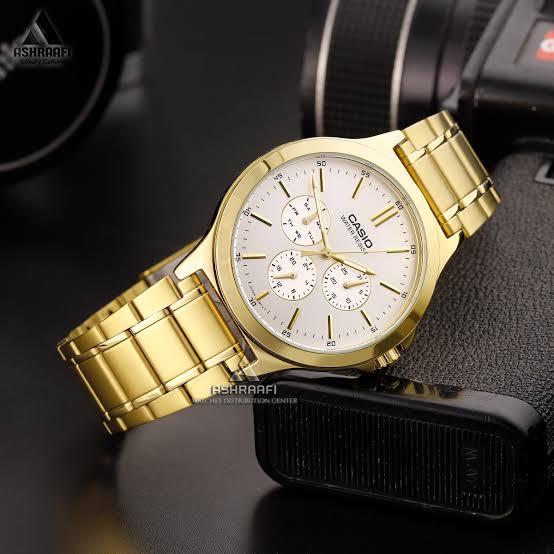 Timezone Oman – Luxury Watches, Swiss Timepieces & Smartwatches CASIO MTPV300G-7A - Image 3