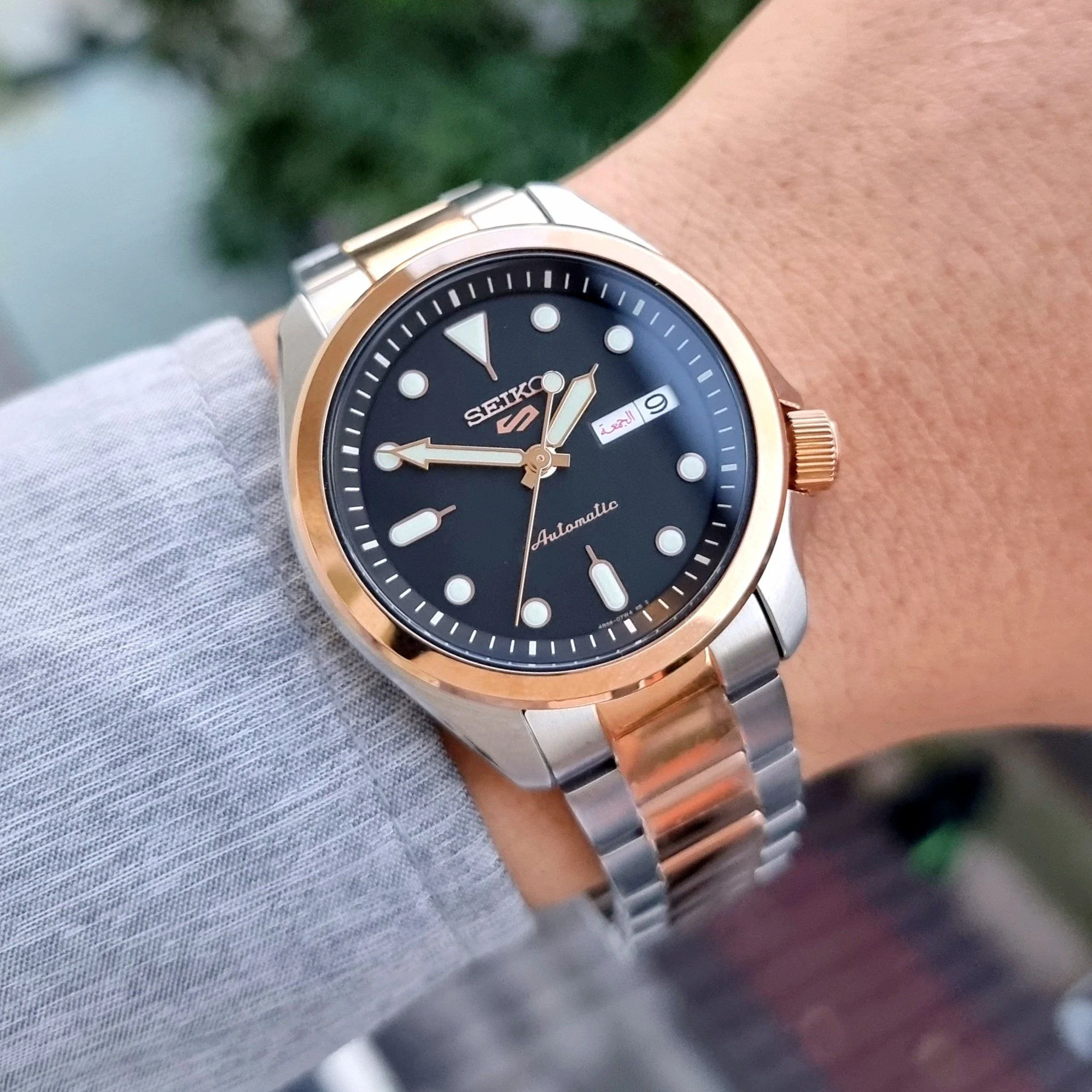 Timezone Oman – Luxury Watches, Swiss Timepieces & Smartwatches SEIKO-5 SRPE58K1 - Image 4