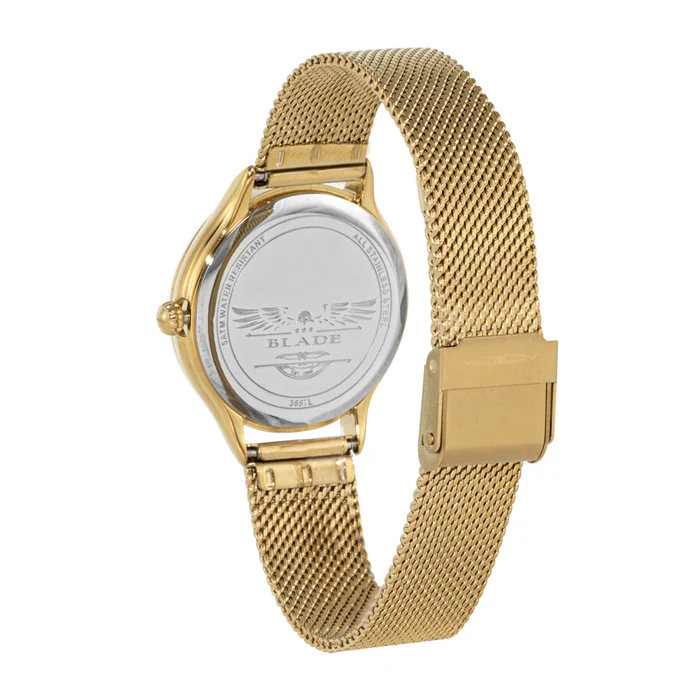BLADE Glam Power 3657L2GEG SS & Mesh Strap Multifunction Women's Watch - Image 2