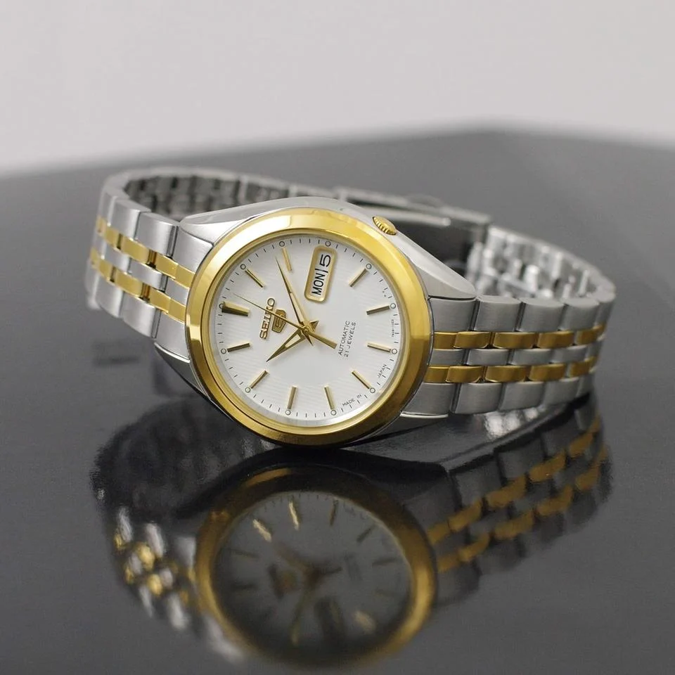 Timezone Oman – Luxury Watches, Swiss Timepieces & Smartwatches SEIKO-5 SNKL24J1 - Image 2