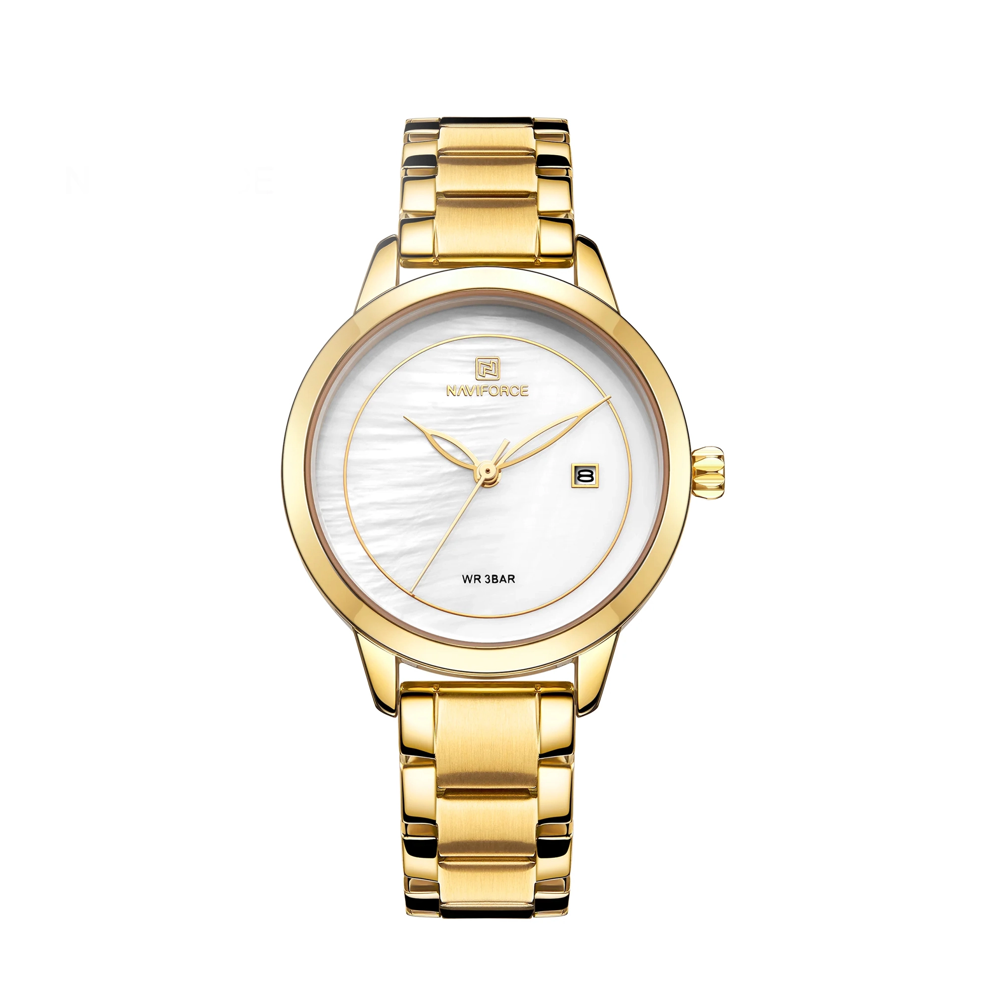NAVIFORCE NF5008 WOMEN'S ANALOG STAINLESS STEEL WATCH - Image 3