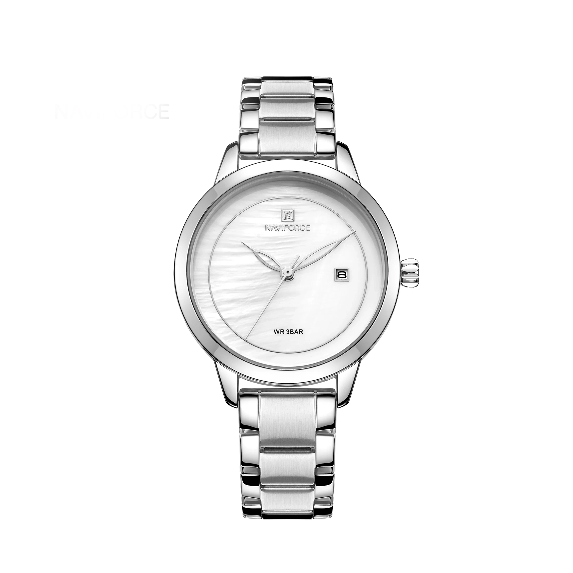 NAVIFORCE NF5008 WOMEN'S ANALOG STAINLESS STEEL WATCH - Image 4