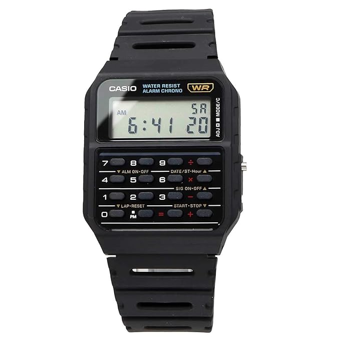 Timezone Oman – Luxury Watches, Swiss Timepieces & Smartwatches CASIO CALCULATOR WATCH CA53W-1ZD - Image 3