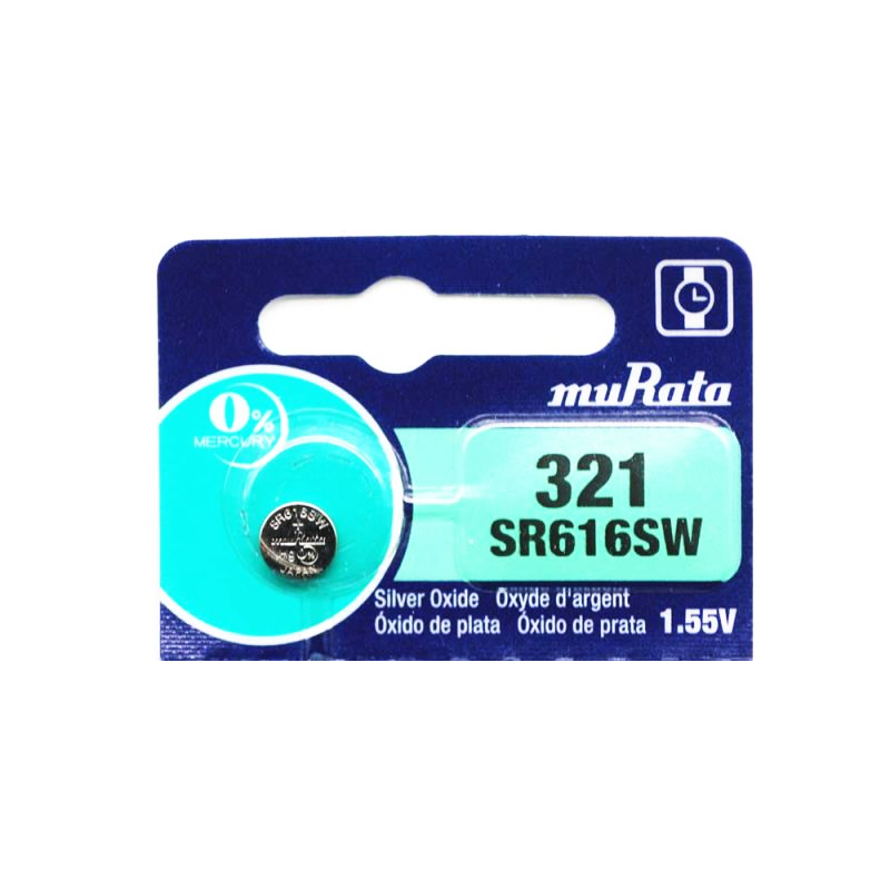 MuRata 321 (SR616SW) Watch Battery 1.55V