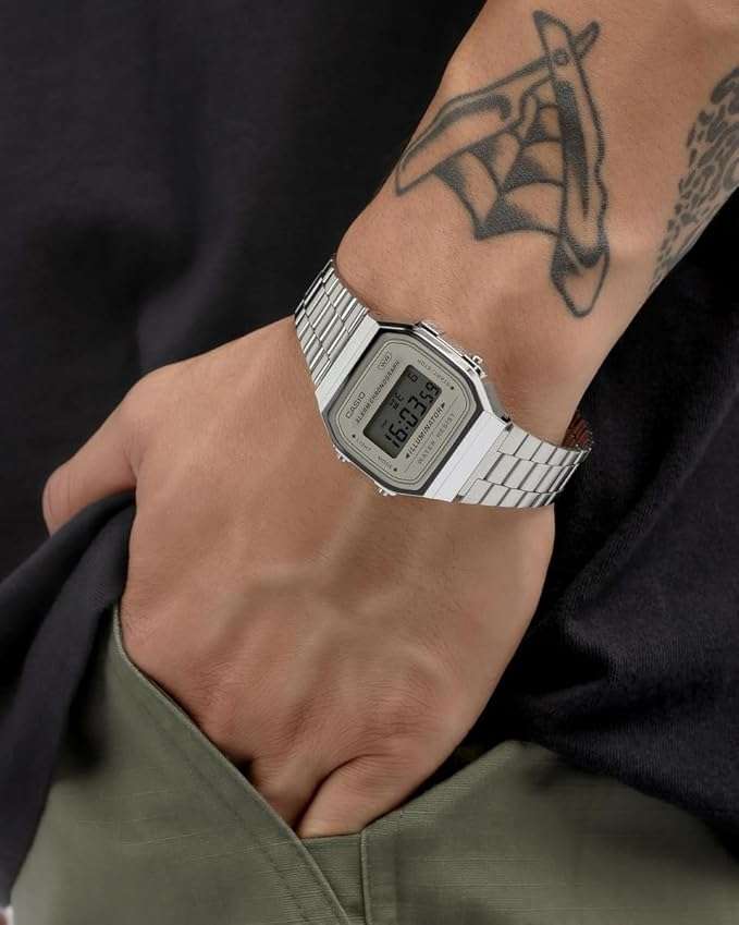 CASIO A168WA-8A CREAM DIAL - Image 2