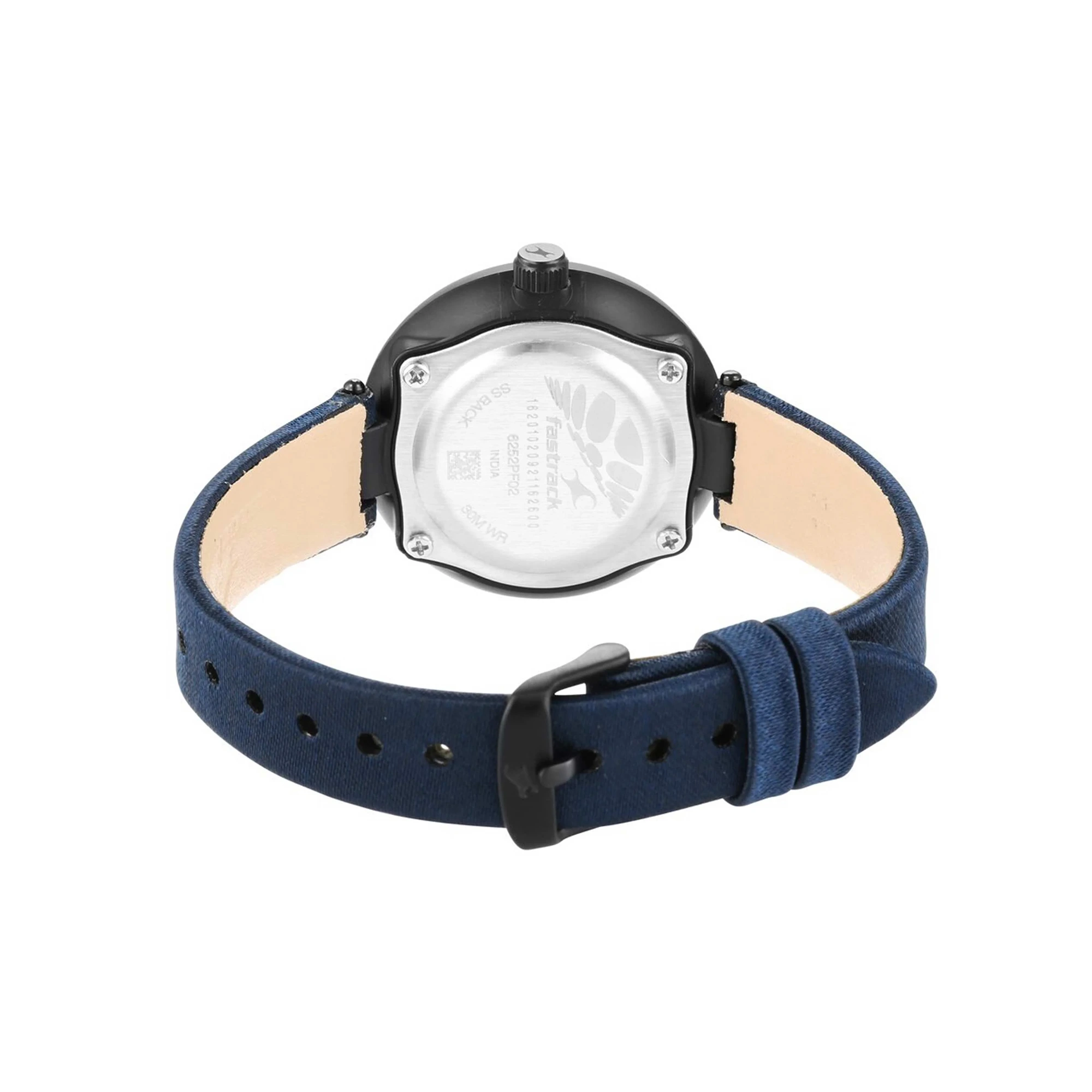 Fastrack 6252PF02 Blue Leather Analog Women's Watch - Image 2
