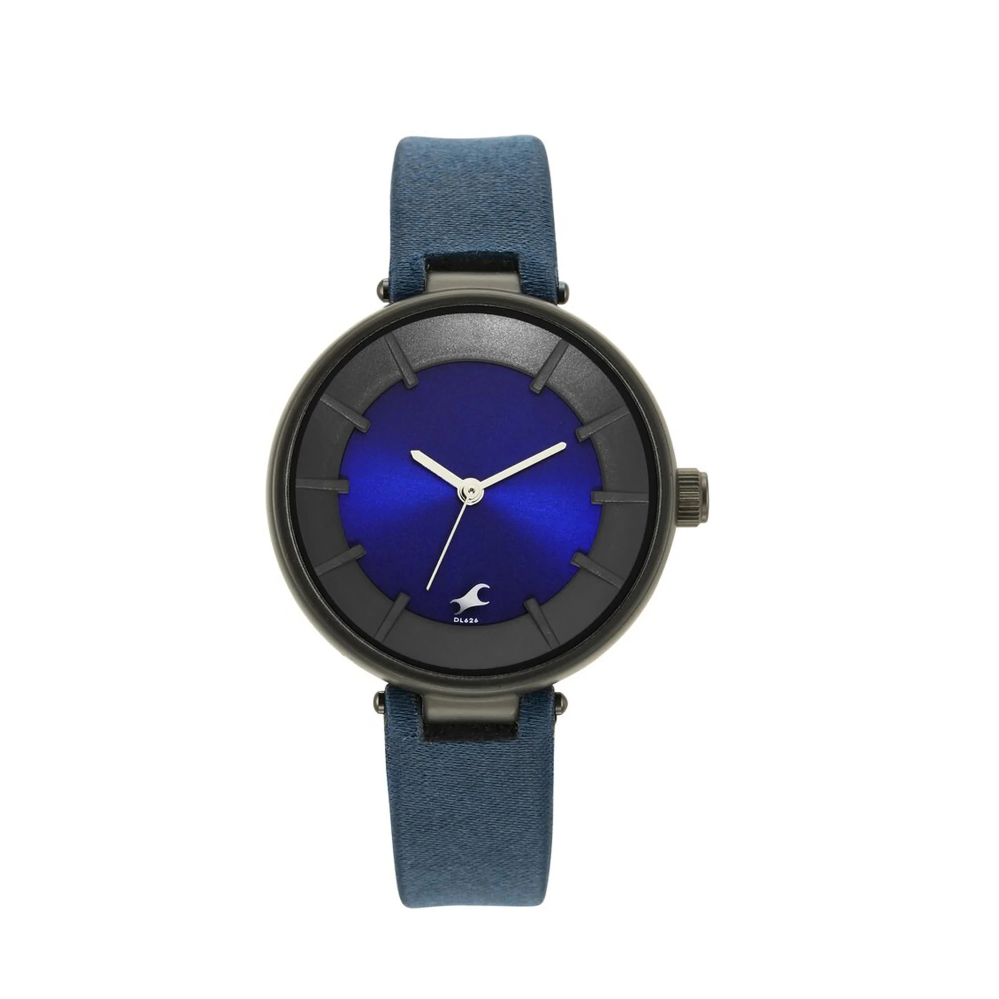 Fastrack 6252PF02 Blue Leather Analog Women's Watch